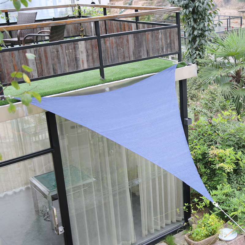 Tenda a vela da giardino triangolare ad angolo retto