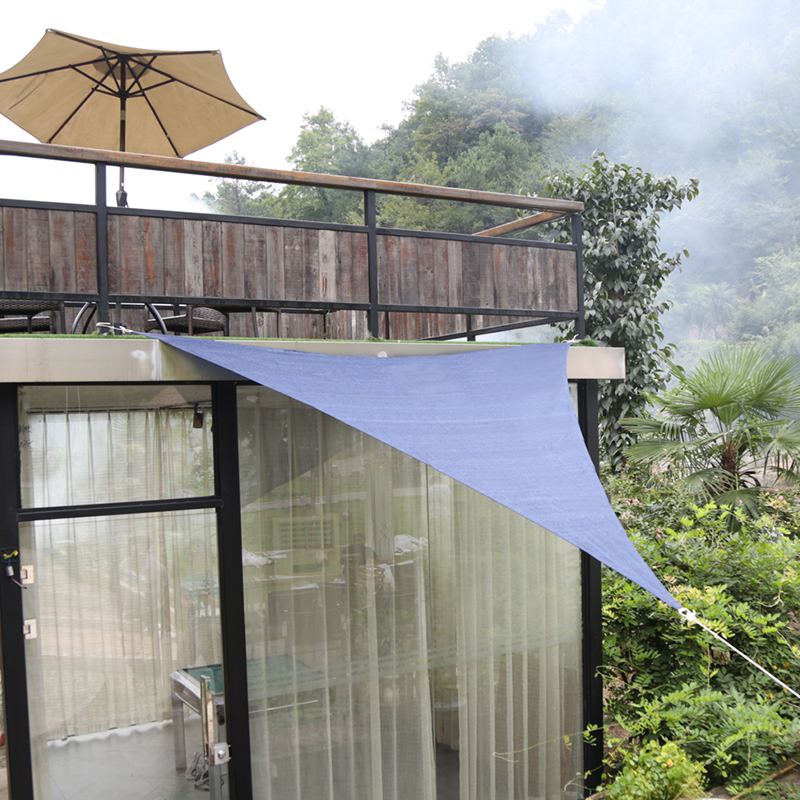 Tenda a vela da giardino triangolare ad angolo retto