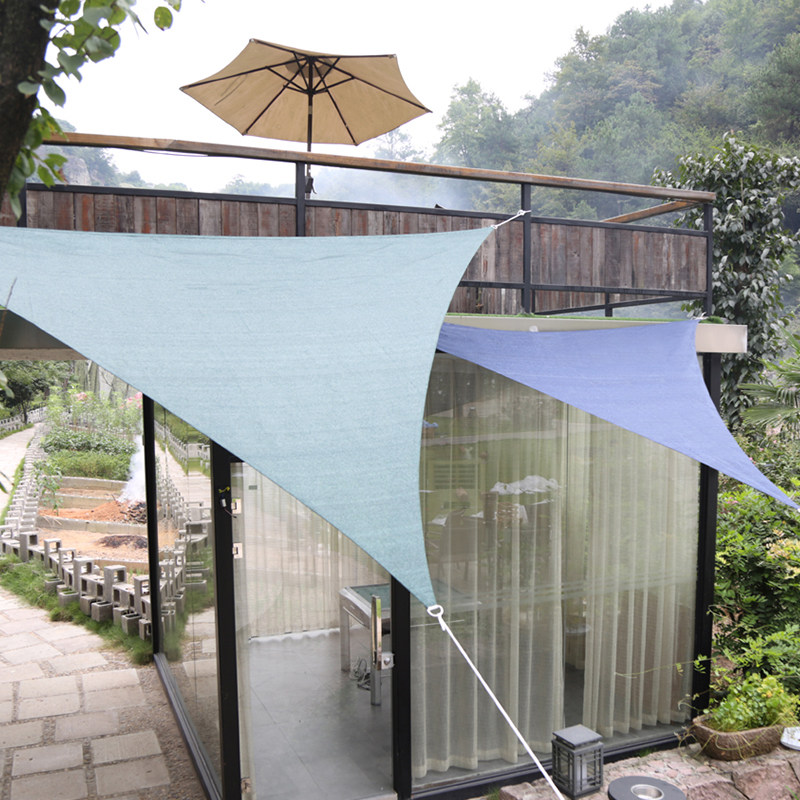 Tenda a vela da giardino triangolare ad angolo retto