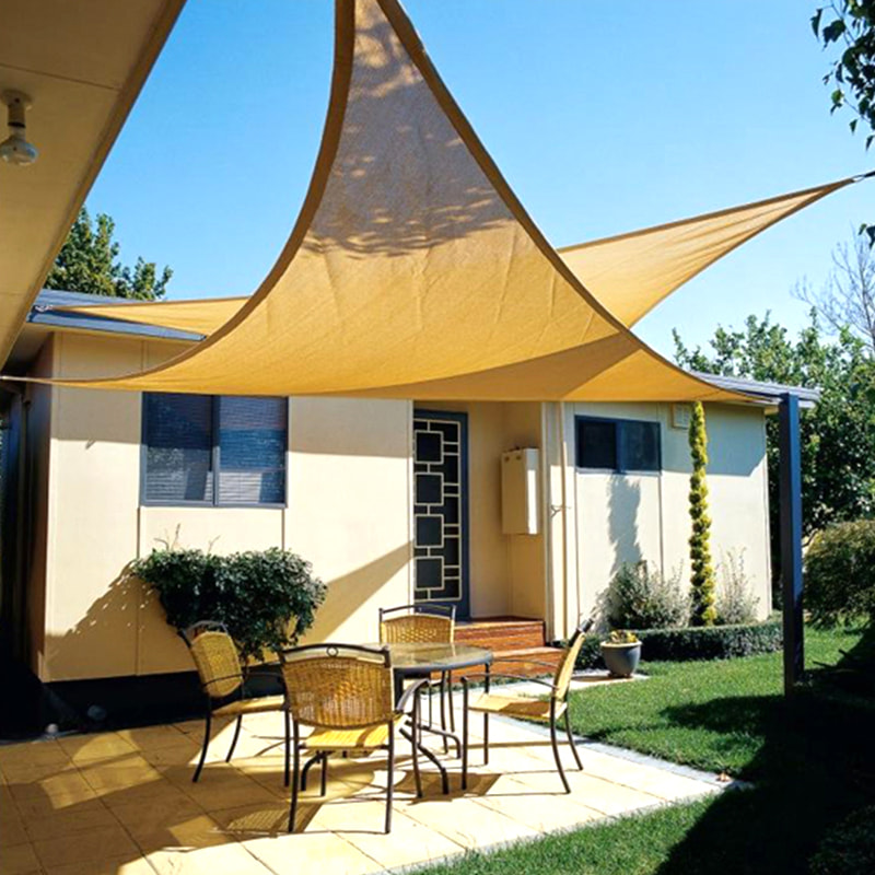 Tenda parasole a vela a baldacchino triangolare